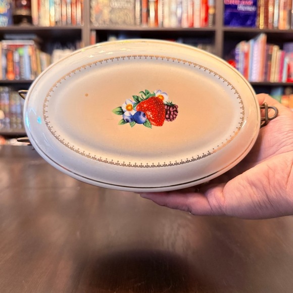 Knott's Berry Farm Foods Vintage Fruit Garden Ceramic Canister - Picture 4 of 4